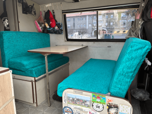 Asientos cama a medida para camper